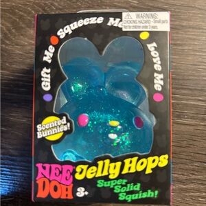 NeeDoh Jelly Hops Scented Bunny - Sparkling Blue
